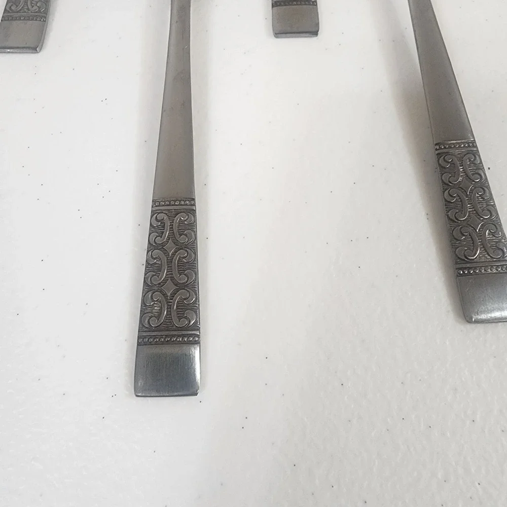 Roger's Stainless Japan Set Of 7 Salad Forks Casa Vista